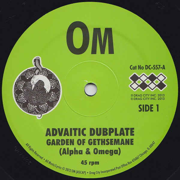 Om - Gethsemane Dubplate - New Vinyl Record 2013 Drag City Dub Remix off Advaitic Songs - Drone / Doom / Dubbbb - Shuga Records
