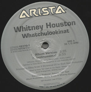 Whitney Houston - Whatchulookinat 12" Single 2002 Arista PROMO - R&B