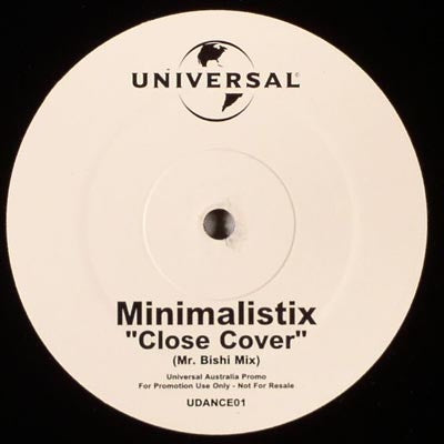 Minimalistix – Close Cover - New 12" Single Record 2001 Universal Dance Australia Promo Vinyl - Progressive Trance / Hard House
