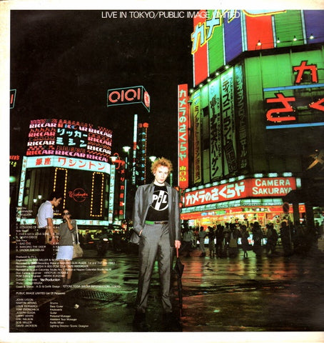 Public Image Limited – Live In Tokyo - VG+ 2 LP Record UK Vinyl - Rock / Avantgarde / Post-Punk / New Wave