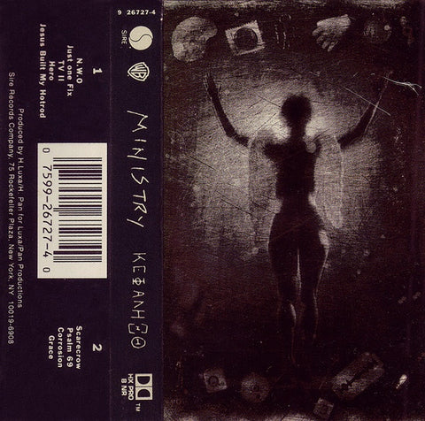 Ministry – ΚΕΦΑΛΗΞΘ- Used Cassette 1992 Sire Tape- Electronic/Industrial