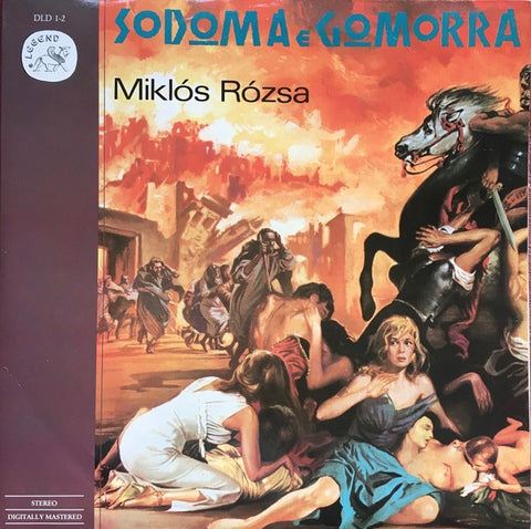 Miklós Rózsa – Sodoma E Gomorra = Sodom And Gomorrah (Colonna Sonora Originale Del Film = Original Motion Picture 1962) - Mint- 2 LP Record 1987 Legend Italy Import Vinyl & Insert - Soundtrack