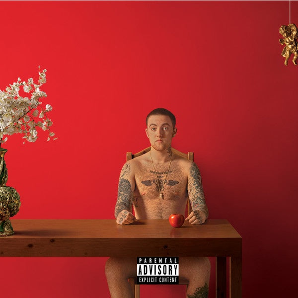 Mac Miller - Watching Movies With The Sound Off (2013) - Mint- 2 LP Record 2016 USA Rostrum Red/White Splatter Vinyl 1st Press - Hip Hop - Shuga Records