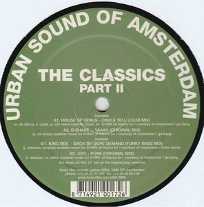 Various – The Classics Part II - New 12" EP Record 2002 Urban Sound Of Amsterdam Netherlands Vinyl - House / Hip-House / Techno