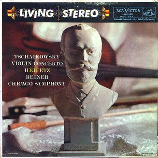 LSC 2129 Jascha Heifetz, Reiner, Chicago Symphony – Tschaikowsky - Violin Concerto - VG LP Record 1958 RCA Living Stereo USA Vinyl - Classical