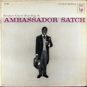 Louis Armstrong And His All-Stars ‎– Ambassador Satch - VG+ LP Record 1956 Columbia USA Mono 6 Eye Vinyl - Jazz / Dixieland