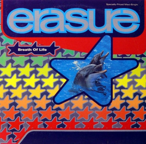 Erasure – Breath Of Life - Mint- 12" Single Record 1992 Sire Vinyl - Synth-pop
