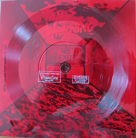 Fates Warning – Anarchy Divine - Mint- 7" Single Record 1988 Powerline Magazine Eva-Tone Red Flexi-disc Vinyl - Heavy Metal / Progressive Metal