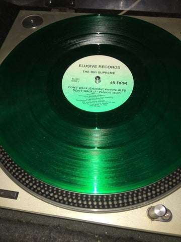 The Big Supreme – Don't Walk - Mint- 12" Single Record 1986 Elusive USA Green Vinyl - Pop Rock