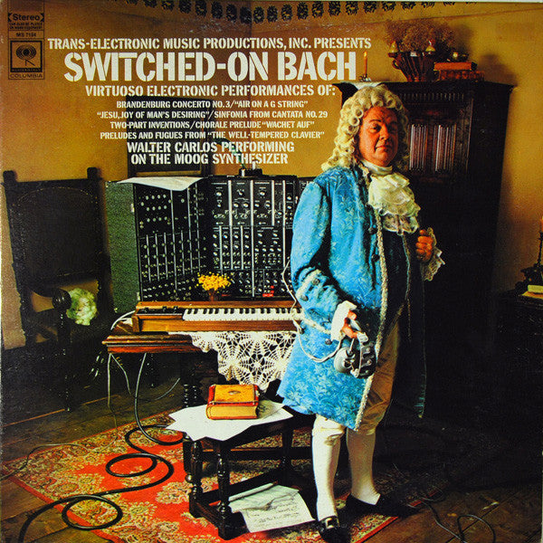 Walter Carlos ‎– Switched-On Bach - VG+ LP Record 1968 Columbia USA Vinyl - Moog / Modern Classical - Shuga Records