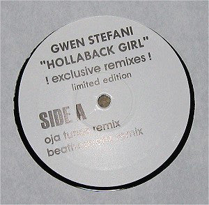 Gwen Stefani ‎– Hollaback Girl (Remixes) - New Vinyl Record 12" Single 2005 USA - Hip Hop/Club