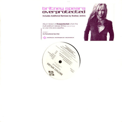 Britney Spears - Overprotected - VG+ 12" Single Promo 2002 USA - House