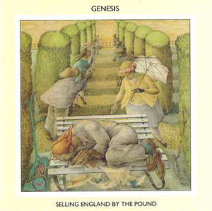 Genesis ‎– Selling England By The Pound - VG+ Lp Record 1973 USA Charisma Pink Label with Insert - Prog Rock