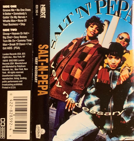 Salt 'N' Pepa – Very Necessary - Used Cassette 1993 London Tape - Hip Hop