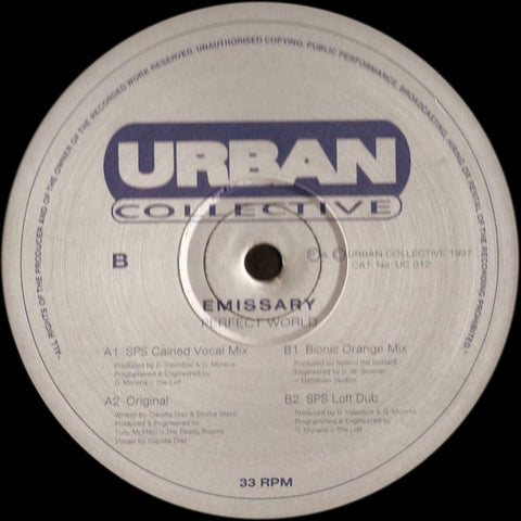 Emissary – Perfect World - New 12" Single Record 1997 Urban Collective UK Vinyl - House / Techno