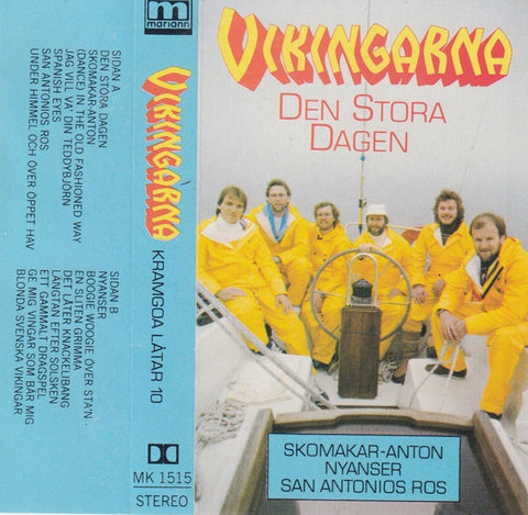 Vikingarna – Kramgoa Låtar 10: Den Stora Dagen - Used Cassette Mariann 1982 Sweden Import - Pop / Schlager