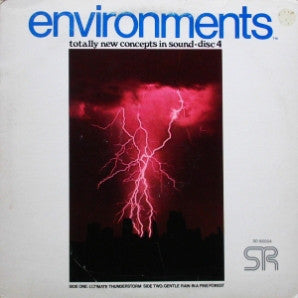 Irv Teibel ‎– Environments (New Concepts in Stereo Sound) (Disc 4) - VG+ Lp Record 1970 USA Vinyl -  Ambient / Field Recording, Therapy