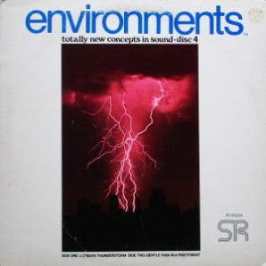 Irv Teibel - Environments (New Concepts in Stereo Sound Disc 4) - VG+ LP Record 1970 Syntonic Research USA Vinyl - Ambient / Field Recording / Therapy - Shuga Records