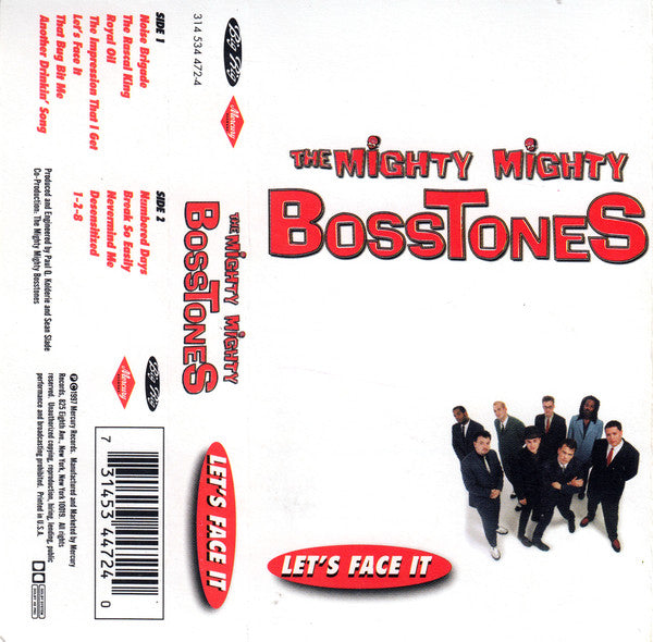 The Mighty Mighty Bosstones ‎– Let's Face It - Mint- Cassette Tape 1997 Mercury USA Original - Ska / Punk - Shuga Records