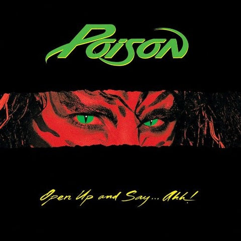 Poison – Open Up And Say ...Ahh! - VG+ (low grade cover) LP Record 1988 Capitol Enigma USA Club Edition Vinyl - Hard Rock / Glam
