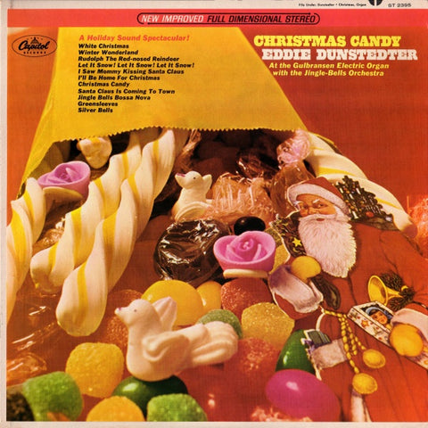 Eddie Dunstedter – Christmas Candy - VG+ LP Record 1965 Capitol USA Vinyl - Holiday / Christmas / Pop / Classical