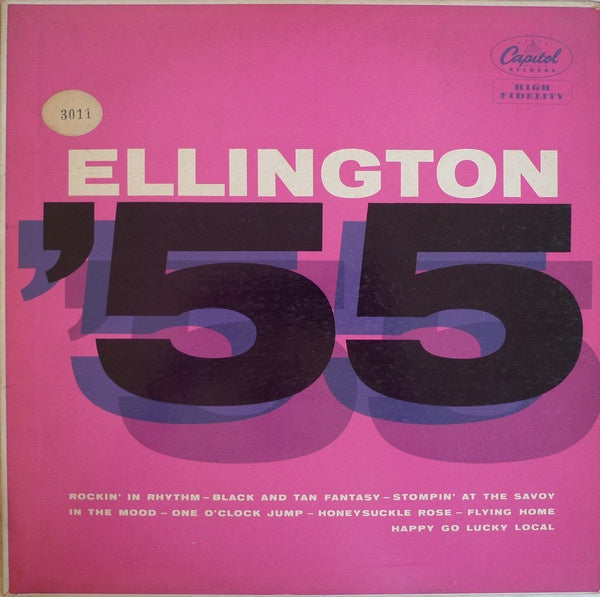 Duke Ellington And His Famous Orchestra – Ellington '55 - VG+ LP Record 1954 Capitol USA Mono Vinyl - Jazz /  Big Band / Swing - Shuga Records