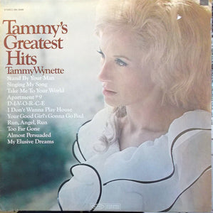 Tammy Wynette - Greatest Hits VG Lp Record 1969 USA Epic Vinyl - Country - Shuga Records