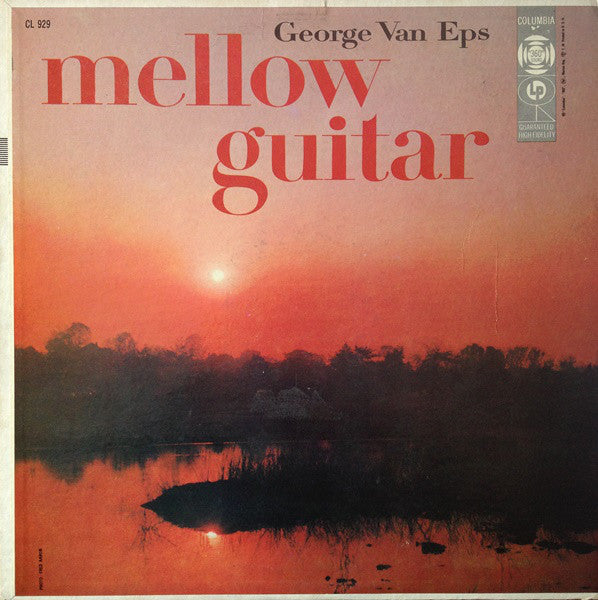 George Van Eps – Mellow Guitar - VG+ LP Record 1957 Columbia USA Vinyl - Jazz - Shuga Records