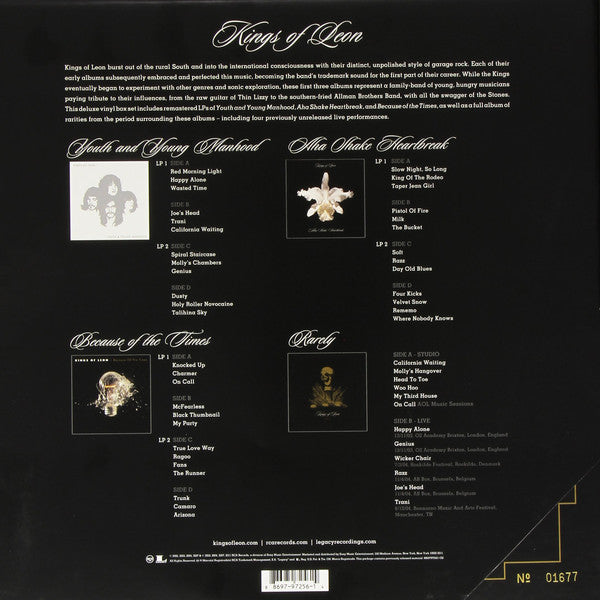 Kings of Leon - The Early Vinyl - New 7 LP Box Set 2011 RCA Vinyl - Alternative Rock - Shuga Records
