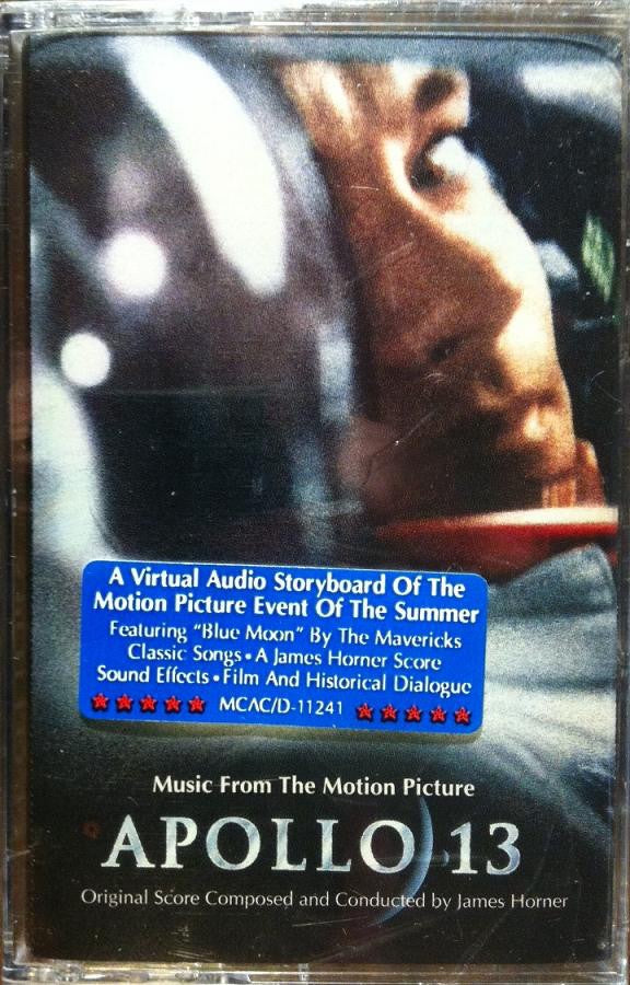James Horner – Apollo 13 (Music From The Motion Picture) - Used Cassette MCA 1995 USA - Soundtrack