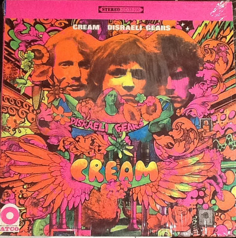 Cream - Disraeli Gears (1967)- VG+ LP Record 1969 ATCO USA Vinyl - Psychedelic Rock / Blues Rock