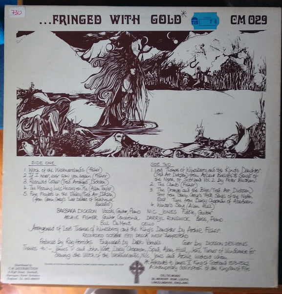 Barbara Dickson – From The Beggar's Mantle......Fringed With Gold (1972) - VG+ LP Record 1985 Celtic Music UK Import Vinyl - Folk