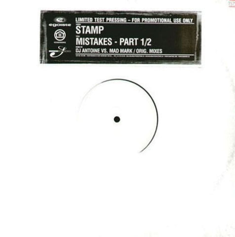 Stamp – Mistakes - New 12" White Label Single Record 2004 Egoiste Germany Vinyl - House / Downtempo