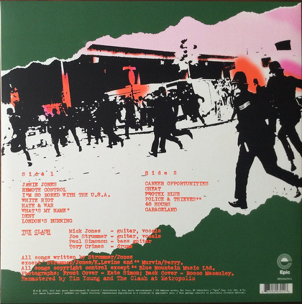 The Clash - The Clash (1977) - New LP Record 2013 Epic 180 gram Vinyl - Punk Rock