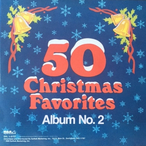 Various – 50 Christmas Favorites Album No. 2 - Mint- LP Record 1986 RCA Special Products USA Vinyl - Holiday / Pop