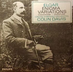 Colin Davis – Elgar - Enigma Variationen / Cockaigne - Overture - Mint- LP Record 1968 Philips Stereo USA Vinyl - Classical