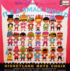 Disneyland Boys Choir ‎– It's A Small World (1965) - VG 1970's Press USA - Children's - Shuga Records
