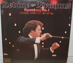 Levine Conducts Brahms - Chicago Symphony Orchestra ‎– Symphony No. 4 - New Vinyl Record 1978 (Original Press) Stereo USA - Classical