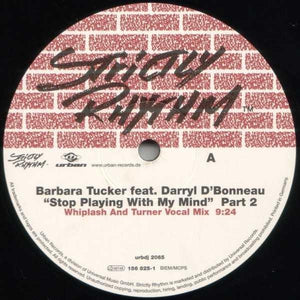 Barbara Tucker Feat. Darryl D'Bonneau – Stop Playing With My Mind (Part 2) - New 12" Single Record 2000 Strictly Rhythm Germany Vinyl - House / Garage House