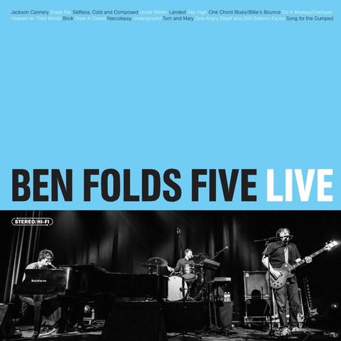 Ben Folds Five ‎– Ben Folds Five Live - New 2 Lp Record 2013 Sony USA Vinyl & Download - Alternative Rock