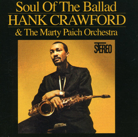 Hank Crawford, Marty Paich Orchestra ‎– Soul Of The Ballad - Mint- Lp Record 1963 Atlantic USA Stereo Original Vinyl - Jazz