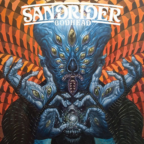Sandrider – Godhead (2013) - New LP Record 2023 Satanik Royaly Orange and Charcoal Hand-Pour Vinyl - Stoner Rock