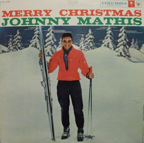 Johnny Mathis – Merry Christmas - VG+ LP Record 1958 Columbia USA 6 Eye Label Vinyl - Holiday / Vocal / Pop
