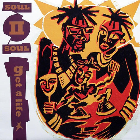 Soul II Soul – Get A Life - VG+ 12" Single Record 1990 Virgin USA Vinyl - New Jack / Soul / Acid Jazz