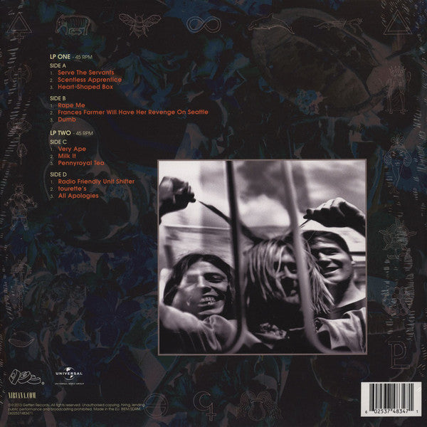Nirvana - In Utero (1993) - Mint- 2 LP Record 2013 DGC Europe 180 gram Vinyl - Grunge / Alternative Rock