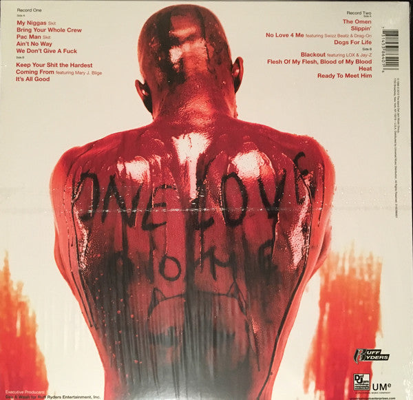 DMX ‎– Flesh Of My Flesh Blood Of My Blood (1998) - New 2 LP Record 2013Def Jam Ruff Ryders USA Blood Splatter Vinyl - Hip Hop - Shuga Records