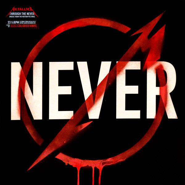 Metallica ‎– Through The Never (Music From The Motion Picture) - New 3 LP Box Set Record Store Day 2013 Blackened Recordings RSD Red, White & Black Vinyl - Thrash / Heavy Metal