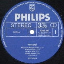 Mike Lewis – Wuschel - Mint- LP Record 1971 Philips Germany Vinyl - Krautrock / Blues Rock / Fusion - Shuga Records