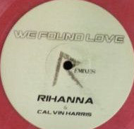 Rihanna & Calvin Harris ‎– We Found Love - Remixes - New EP Record 2011 Europe Import UK Import Half Red/Half White - RnB / Electronic / House - Shuga Records