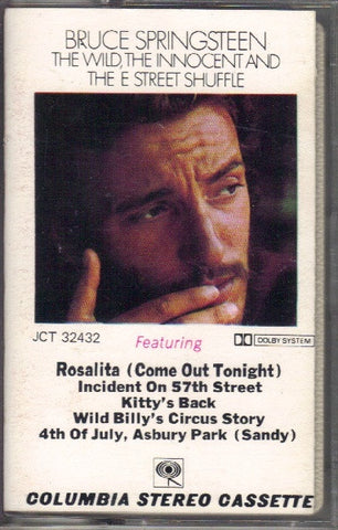 Bruce Springsteen – The Wild, The Innocent And The E Street Shuffle (1977) -Used Cassette Columbia Tape- Rock